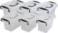 fiaze plastic storage multi purpose 6 pack logo