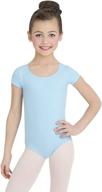 👗 capezio girls team short sleeve leotard - basic style логотип