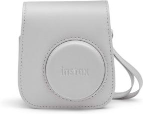 img 2 attached to Fujifilm Instax Mini 11 Case - Ice White, Model 600021506: Stylish and Protective Photographic Accessory