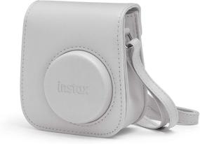 img 1 attached to Fujifilm Instax Mini 11 Case - Ice White, Model 600021506: Stylish and Protective Photographic Accessory