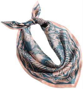 img 2 attached to 🧣 ANDANTINO Breathable Lightweight Neckerchief Headscarf for Women: Stylish Accessories in Scarves & Wraps