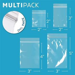 img 3 attached to Assorted Clear Plastic ZIPLOCK Bags