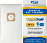 🧹 veva 30 pack premium hepa vacuum bags style g cloth bag - compatible with kirby twist micron magic type g, ultimate g & diamond; g3, g4, g5, g6, g7, gsix cleaners - enhanced seo логотип