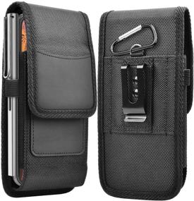 img 4 attached to 📱 Takfox Phone Holster: Secure Belt Clip Holder for Samsung Galaxy S20 Ultra, S20 Plus, S21 & More - Card Holder Included, Black