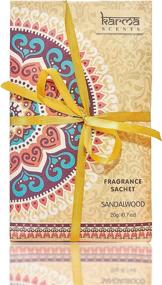 img 1 attached to 🌿 Invigorate Your Space with Karma Scents Premium Sandalwood Scented Sachets -12 Bags for Drawers, Closets, and Cars