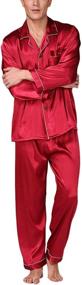 img 1 attached to Lerbe Classic Button Down Sleepwear XX Large: Supreme Comfort and Style Combined