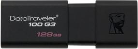 img 2 attached to 📷 2-портовое 128 ГБ Kingston Data Traveler DT100 G3 3.0 USB флеш-накопитель высокой скорости (DT100G3) с ошейником Everything but Stromboli