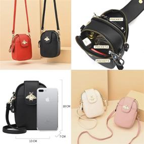 img 1 attached to Stylish Designer Cell Phone Purse: Small Crossbody Bags for Women - Shoulder Bag, Purses, and Handbags