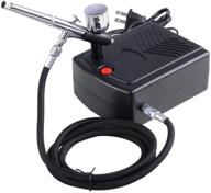 💄 aw pro makeup airbrush kit 0.3mm dual-action spray gun compressor - ideal for tattoo, hobby, and decoration logo