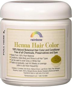 img 1 attached to 🌰 Persian Dark Brown Sable Henna Hair Color and Conditioner by Rainbow Research - 4 oz