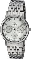 titan womens quartz metal casual logo