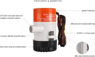 💧 efficient seaflo 12v 500 gph bilge pump for optimal water clearance логотип