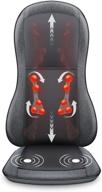 🧖 ultimate relaxation: comfier full back massager with heat -experience 2d/3d shiatsu massage with 10 massage nodes, massage chair pad, rolling kneading massage pads for a soothing back massage logo