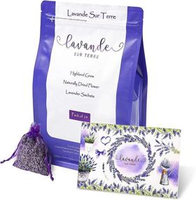 img 2 attached to Freshen Up Your Home With Purple French Lavender Sachets - Pack of 24, LV-S-C-3