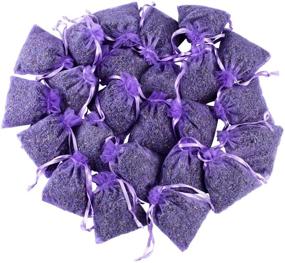 img 4 attached to Freshen Up Your Home With Purple French Lavender Sachets - Pack of 24, LV-S-C-3