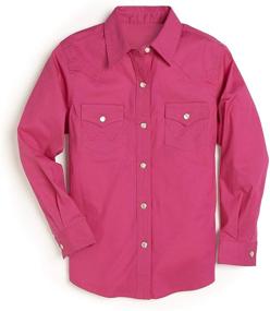 img 2 attached to Versatile and Trendy Wrangler Girls Sleeve Pockets Front Girls' Clothing and Tops - Explore Tees & Blouses for Fashion-Forward Girls