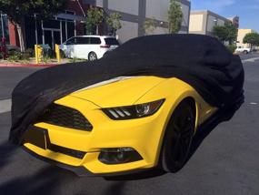 img 3 attached to High-Quality Car Cover for Ford Mustang V6 / Ecoboost 🚗 / GT (2015-2021) - 5 Layer Ultrashield, Black - Custom Fit