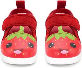 img 3 attached to 🍓 Squeaky Strawberry Sandals: Забавные и звонкие для мальчиковых туфель и сандалей от Ikiki