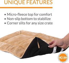 img 2 attached to 🐾 Enhance Pet Comfort with the Self-Warming Crate Pad by K&H PET PRODUCTS