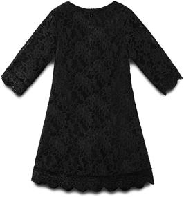 img 1 attached to Dusty Blue Toddler Sleeve Dresses - 👗 BTGIXSF 312 (Size 120) - Girls' Clothing for Dresses