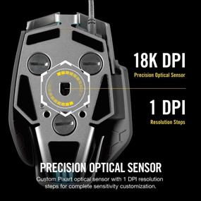 img 1 attached to 🖱️ Corsair M65 RGB Elite - FPS Gaming Mouse - 18K DPI Optical Sensor - DPI Sniper Button - Removable Weights - White