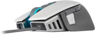 🖱️ corsair m65 rgb elite - мыши для игр fps - оптический сенсор 18000 dpi - кнопка sniper dpi - съемные грузы - белый логотип
