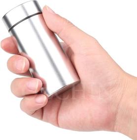 img 3 attached to 🔒 Portable Aluminum Storage Jar: Airtight Smell Proof Container for Spices, Coffee & Teas - Multipurpose and Travel-Friendly (80ml)