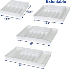 img 3 attached to 🍴 Organize Your Kitchen with SimpleHouseware Expandable Flatware Drawer Organizer