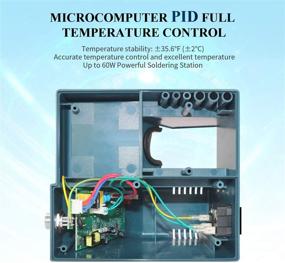 img 2 attached to 🔥 Soldering Iron with Adjustable Temperature Range: 392℉ to 896℉ - HANMATEK