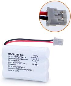 img 3 attached to 🔋 QBLPOWER BT446 BT-446 Cordless Phone Battery Rechargeable - Compatible with Uniden BBTY0503001 BT-1004 BT-1005 GE-TL26402 BT-504 CPH-488B 3.6V 800mAh (2 Pack): High-performance Replacement Batteries
