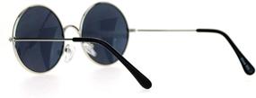 img 1 attached to SA106 Circle Mirrored Mirror Sunglasses