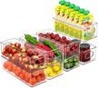 stackable organizer organizing refrigerator container logo