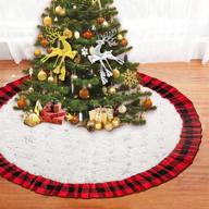 украшение юбки рождественской елки 48inch логотип