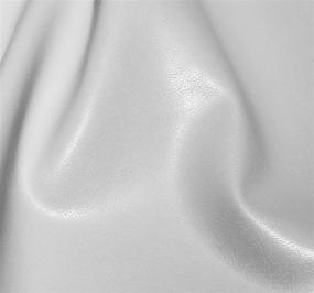 img 1 attached to 🌊 VViViD Bycast65 Gloss Top-Grain Faux Leather Marine Vinyl Fabric - White 1.5ft x 54"