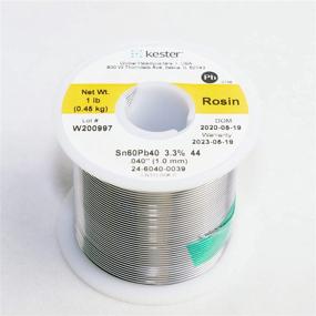 img 2 attached to 🔌 Kester 24-6040-0039 Rosin Core Solder Wire Roll, 44 Activated, 0.040" Diameter