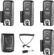 ⚡️ high-performance 16-channel wireless radio flash speedlite studio trigger set with (1) transmitter and (4) receivers, compatible with canon, nikon, pentax, olympus, and panasonic dslr cameras - ct-16 logo