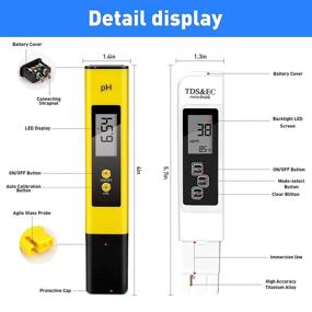 img 2 attached to 🌱 2021 Upgraded PH Meter, TDS PPM Meter, Soil PH Tester: 3 in 1 Home Water and Garden Soil Testing Tool