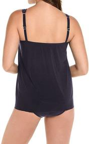 img 1 attached to Miraclesuit Swimwear Illusionist Underwire Tankini Women's Clothing and Swimsuits & Cover Ups