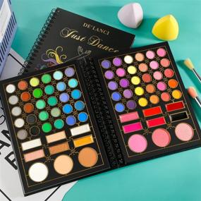 img 4 attached to DE'LANCI Pro Makeup Palette for Teens: 78 All-in-One Eyeshadow Kit, Ideal Gift Set for Teen Girls, Beginners, and Women of All Ages