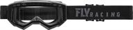 fly racing focus black goggles logo