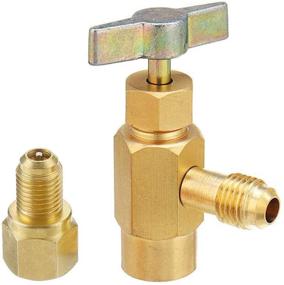 img 3 attached to R 134A Refrigerant Thread Bottle Adapter
