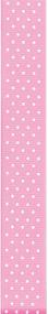 img 1 attached to 🎀 Offray Light Pink Grosgrain Swissdot Craft Ribbon: Premium Quality, 7/8-Inch Width, 9-Feet Length