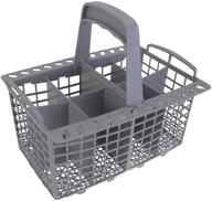 🔍 optimized search: qualtex dishwasher cutlery silverware basket, grey, fits kenmore, whirlpool, bosch, maytag, kitchenaid, samsung, ge, amana, 9" x 5" with spoon holder логотип