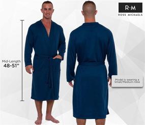 img 2 attached to Ross Michaels Lightweight Men's Robe for Men's Clothing - Ideal for SEO