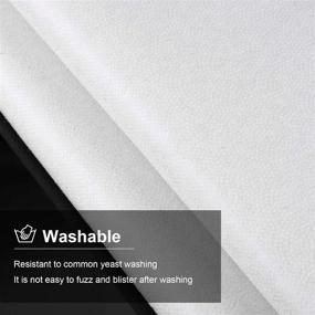 img 2 attached to White Fusible Interfacing Fabric: Non-Woven Polyester DIY Supplies, Single-Sided Iron-On (60 Inch x 4 Yards)