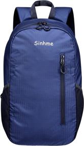 img 4 attached to Sinhme Backpack Business Waterproof Schoolbag（Black
