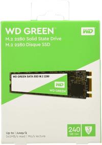 img 2 attached to 💾 Внутренний накопитель Western Digital WD Green Retail 240GB M.2 SATA 6GB/s SSD WDS240G2G0B: Надежное и быстрое решение для хранения