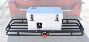 img 1 attached to 🚚 Camco Hitch Mount Cargo Carrier (48475): Ideal 2 Inch Receiver Solution