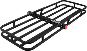 img 4 attached to 🚚 Camco Hitch Mount Cargo Carrier (48475): Ideal 2 Inch Receiver Solution