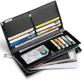 img 2 attached to 👝 Huztencor Leather Wallet with RFID Blocking - Men's Wallet, Card Holder & Money Organizer